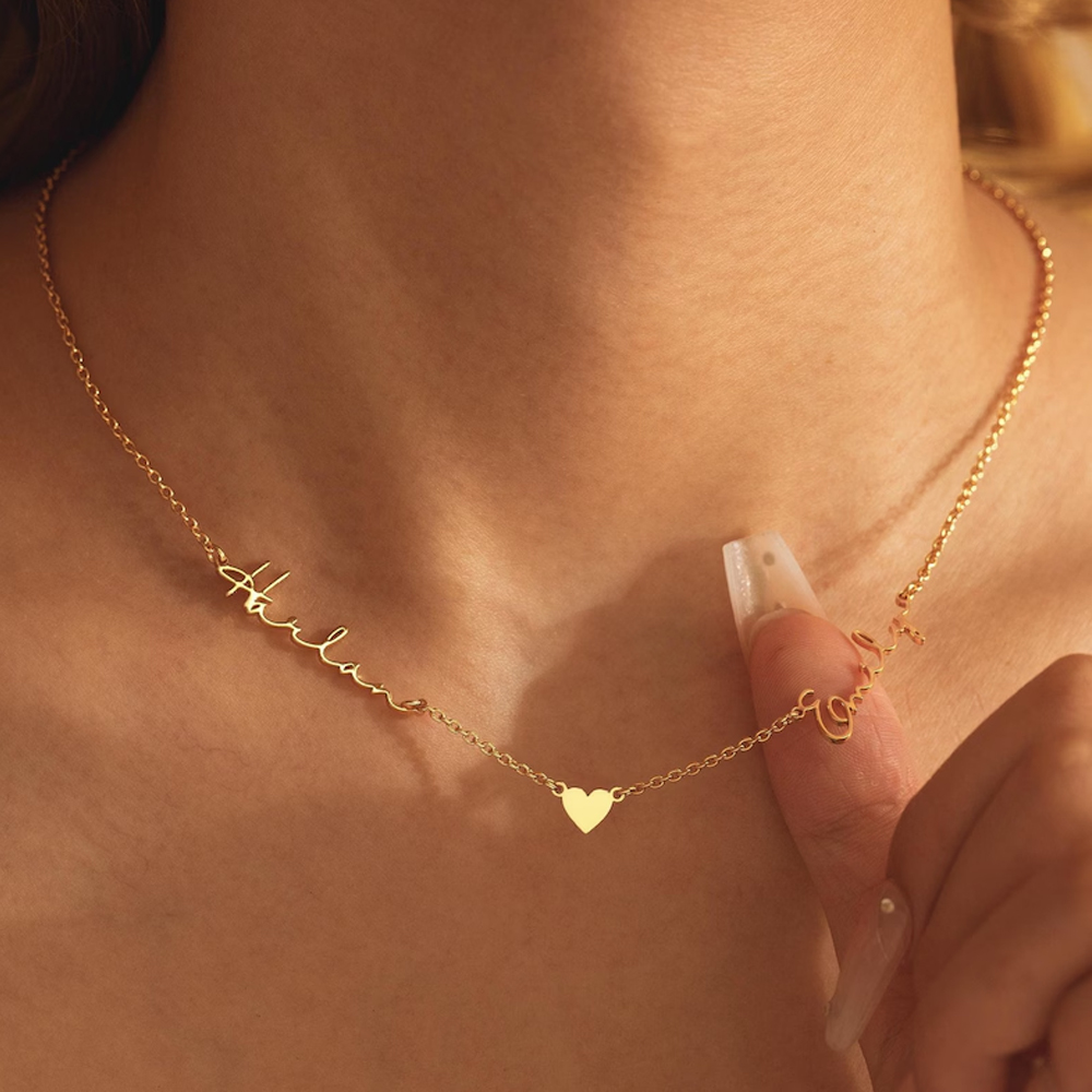 Lemegeton Customized Name Neck - Birth Flower Necklace recension och pris